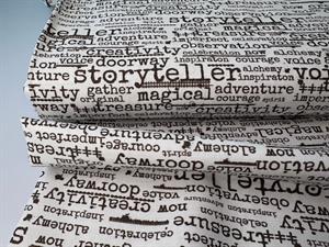 Patchwork stof - Seth Apter stamped no. 2