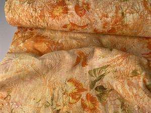 Unik chiffon - wow effekt i blide orange toner