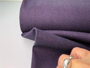 Twillvævet denim - unicolour fuchsia