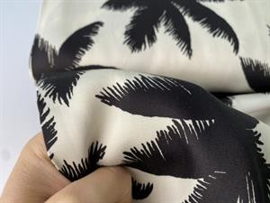 Fastvævet viscose - smukke palmeblade