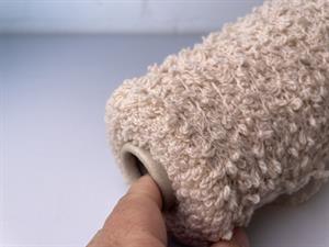 Effektgarn - babycone i varm beige