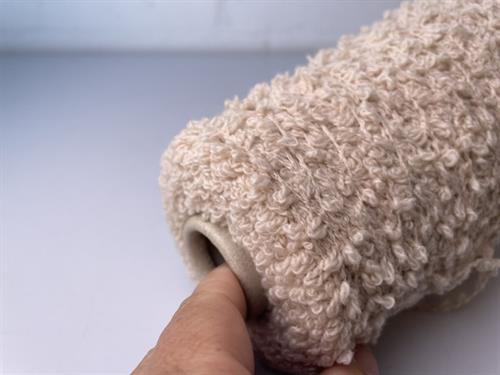 Effektgarn - babycone i varm beige