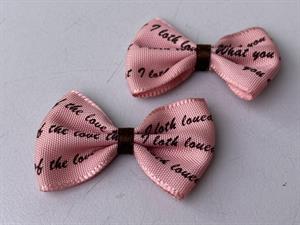 Sløjfe - sød sløjfe, 2 stk.