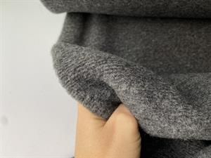 Uldfleece - fantastisk uldblanding i dark grey