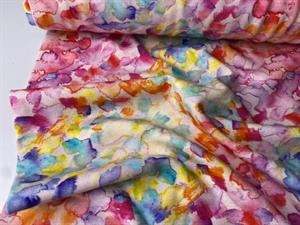 Bambusjersey - multi rose color luxe