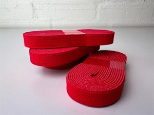 Elastik - rød, 10 mm og 2 meter