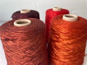 Effektgarn - babycone i varm terracotta