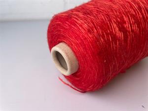 Effektgarn - babycone i tomatrød