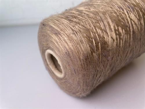 Effektgarn - babycone i varm beige