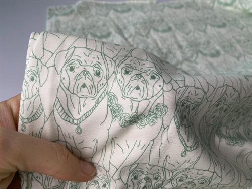 Bomuldsjersey - AGF, pug ville vert