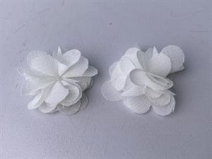 Symærke - lille hvid blomst, 2 stk.