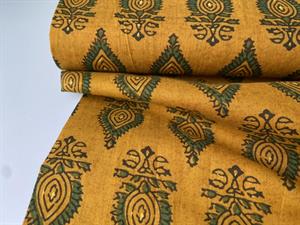 Bomuldsvoile - boheme inspireret, turmeric