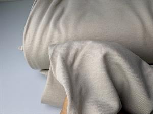 Gammeldags bomuldsjersey - beige, lidt stiv 