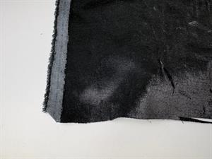 Vævet møbelvelour - smuk blank sort tone