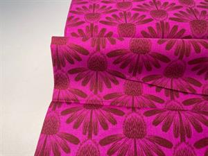 Patchwork stof - yndige solhat blomster 