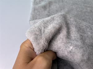 Polar fleece - light grey melange