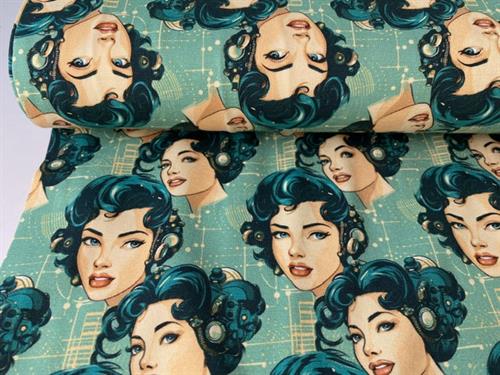 Bomuldsjersey - Woman\'s World