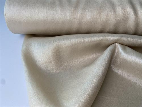 Fastvævet viscose - smuk changerende i ivory