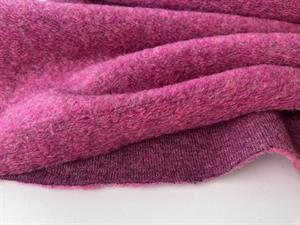 Uldfleece - fantastisk uldblanding i magenta