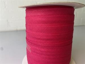 Skråbånd - hel rulle 20 mm bred i pink