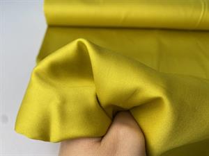 Fintrådet bomuldssatin - mustard