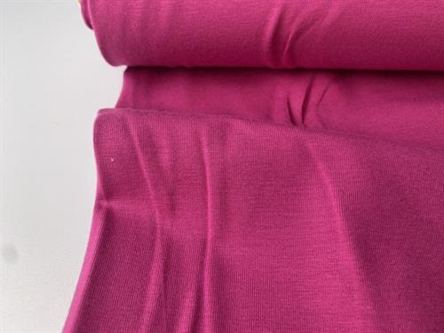 Bomuldsjersey - dusty fuchsia