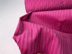 Fastvævet fløjl med stræk - pink 