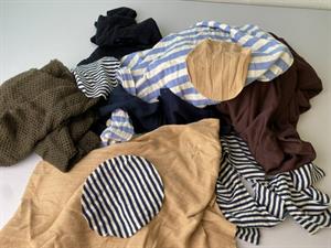 Dukkepose - små stykker jerseystof