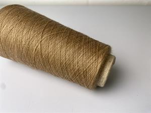 Baby cones med 100% cashmere - mørk sand, 126 gram