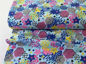 Let isoli - lyseblå med crazy print