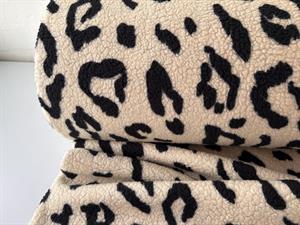 Teddy - kit farvet teddy med sort leo