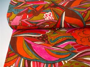 Deko canvas - multi color leaves