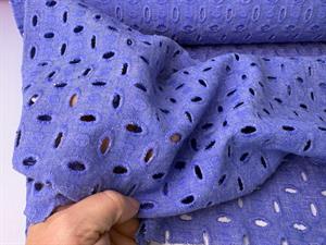 Vævet hør/viscose - lorenzo lavendelblå