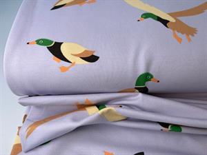 Isoli - sommer sweat, lavendel med fine ænder 