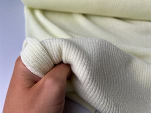 Polyesterstrik - sart og lys limegrøn