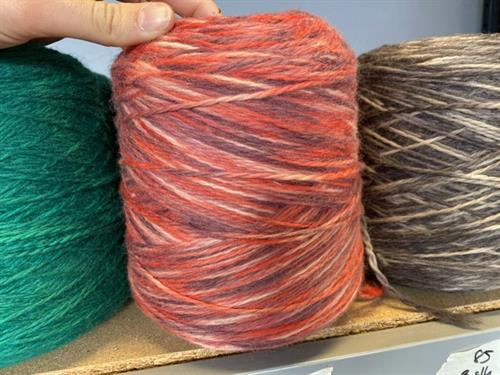 Garn 100% uld - hel cone som foto