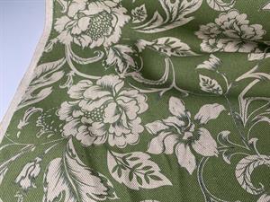 Deko canvas - smukke blade på flot grøn bund