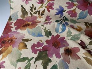 Deko canvas - smukke blade i lækre akvarel toner