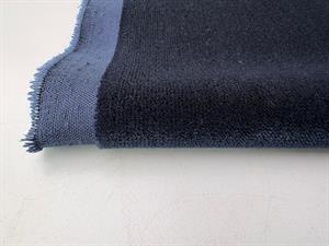 Vævet velour - navyblue
