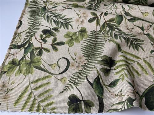 Deko canvas - smukke blade i fine grønne toner