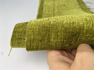 Bari møbelstof - blød chenille med struktur i verde oliva