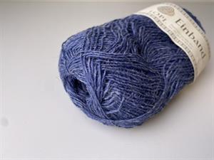 Einband - 100% ny islandsk uld, jeansblue