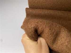 Bouclé - dark tobacco og fantastisk kvalitet