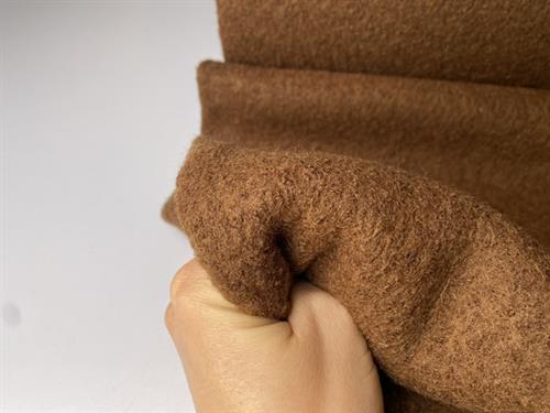 Bouclé - dark tobacco og fantastisk kvalitet