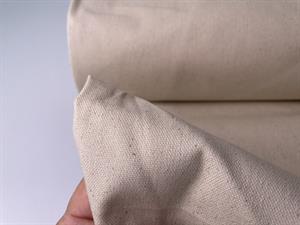 Lærredsvævet canvas - lys beige