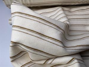 Bomuldsjersey - nature stribes, lækker