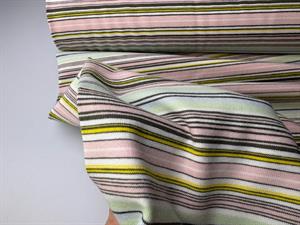 Bomuldsjersey - lækreste pastel striber