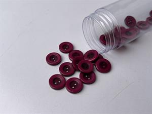 Knap -  blommefarvet med tyk kant, 12 mm