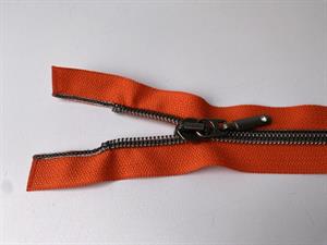 Lynlås - 2-vejs, cayennepeber med plasttænder, 42 cm