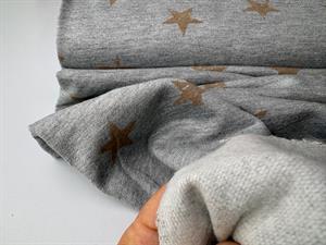 Isoli - gråmeleret med beige stjerner og fantastisk pris